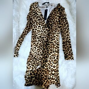 Zanzea Leopard Print Cardigan